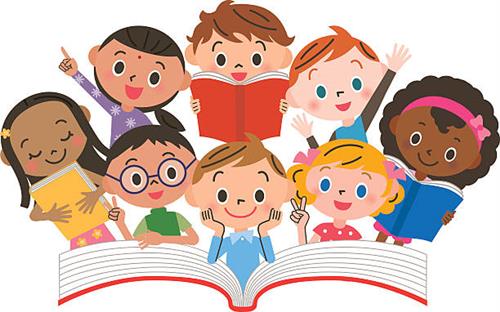 Kids reading 