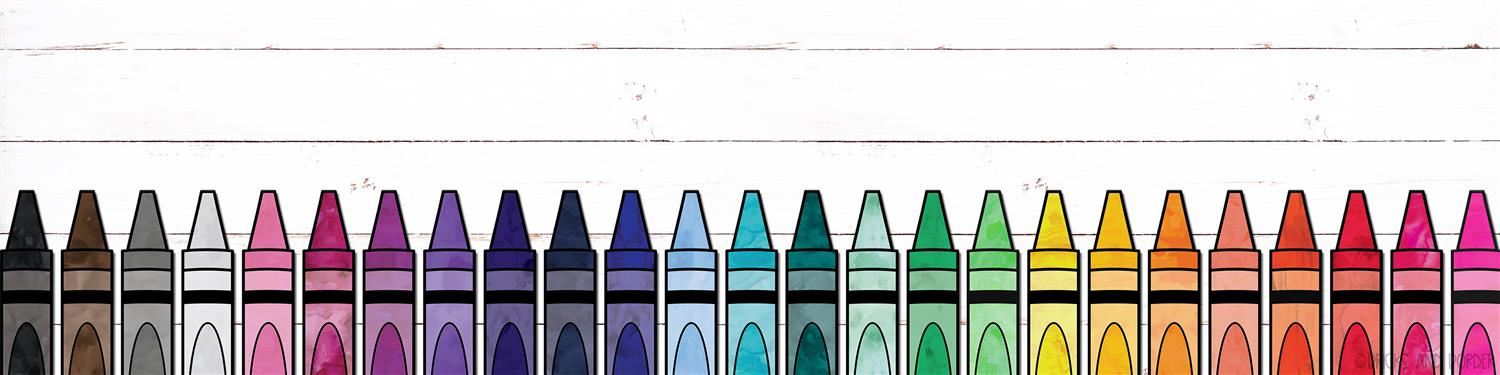 rainbow crayons