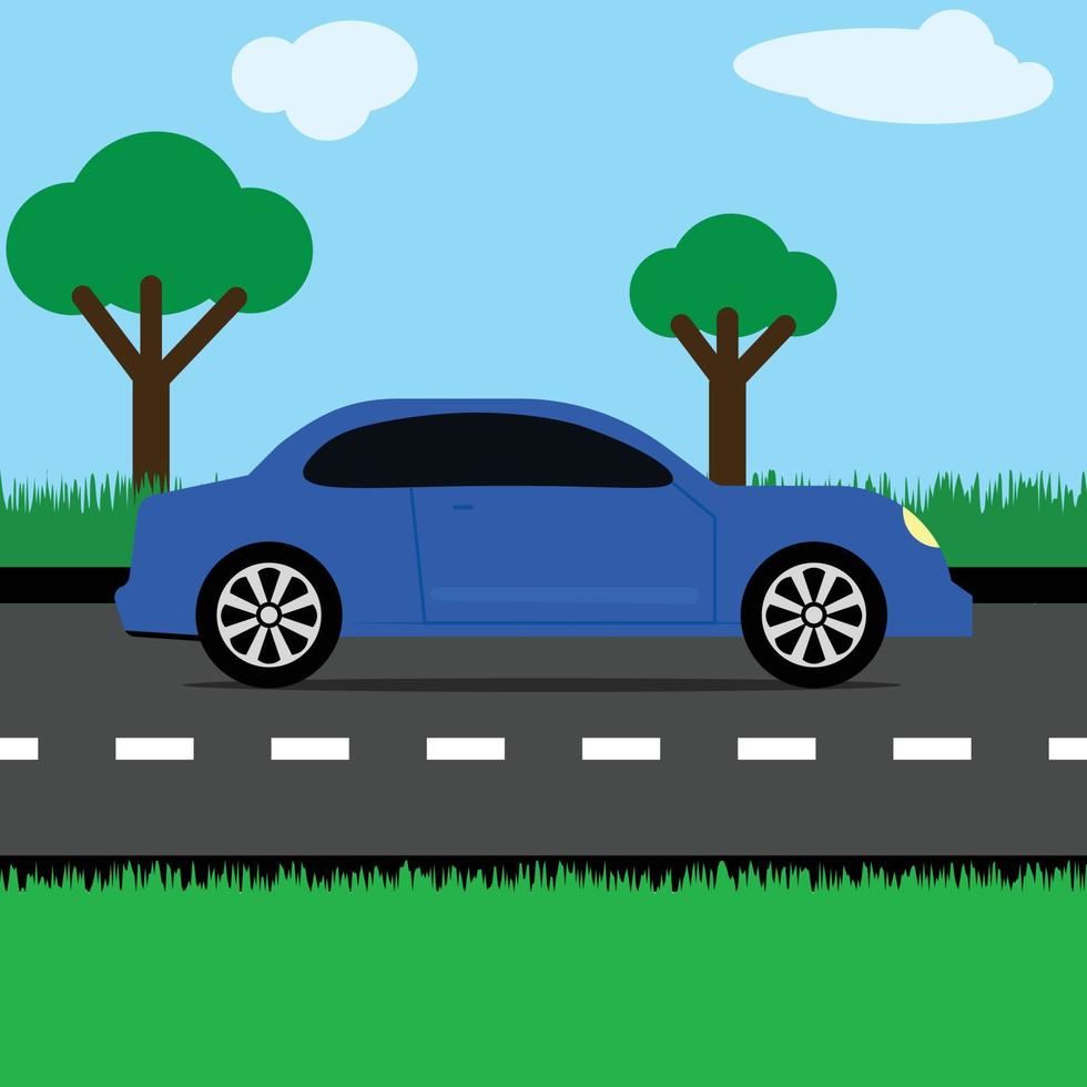  Blue Car