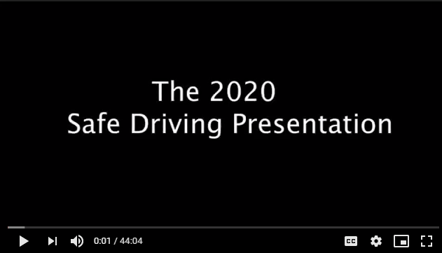  first frame of safe driving video