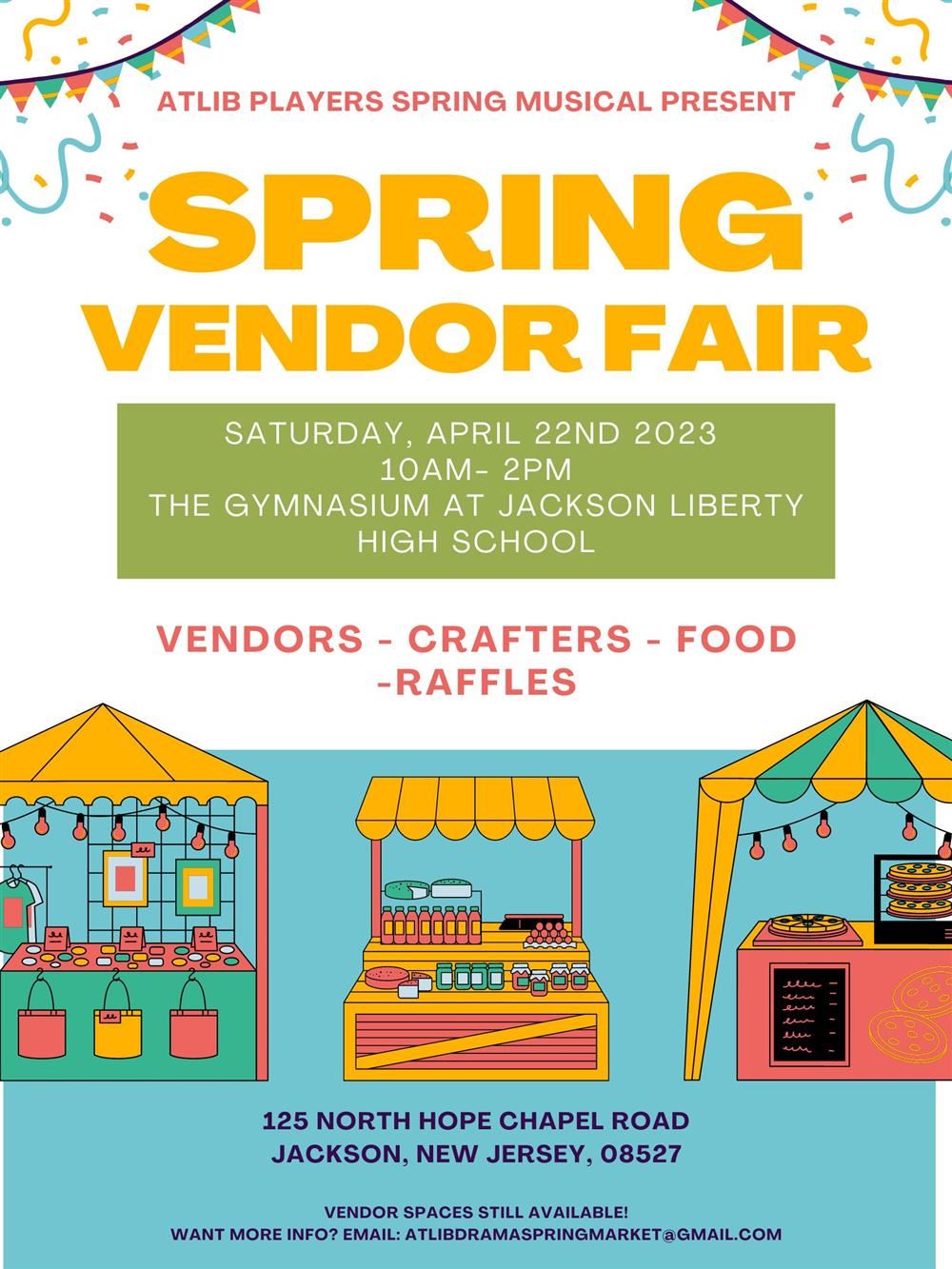  Spring Vendor Fair