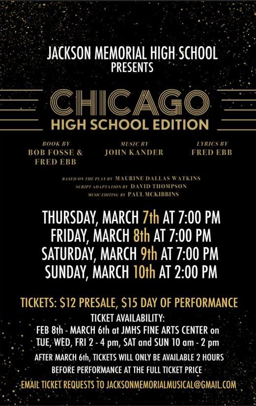 poster for chicago play