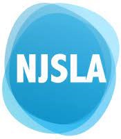 blue white circle with NJSLA logo