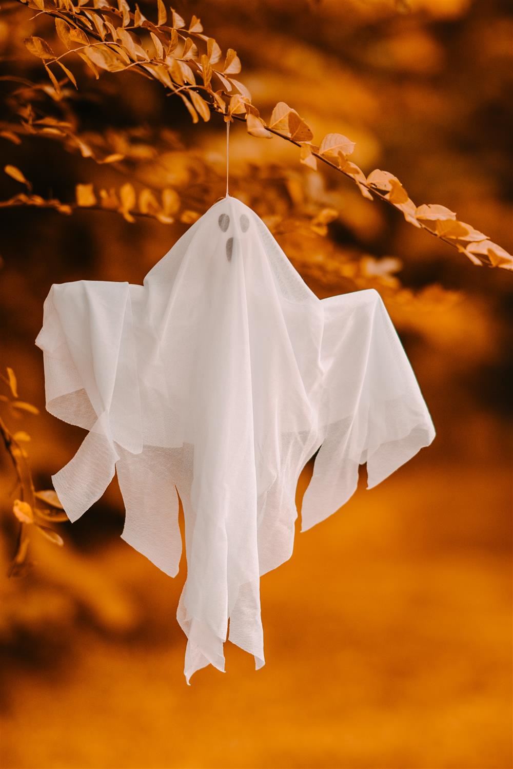 ghost ornament hanging 
