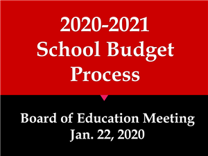 Cover page of budget timeline presentation 