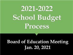 cover of budget overview slides 