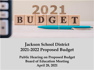 Cover of Budget Presentation