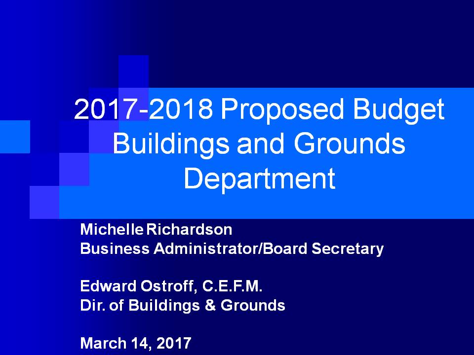 Facilities Presentation 