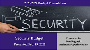 cover of security presentation