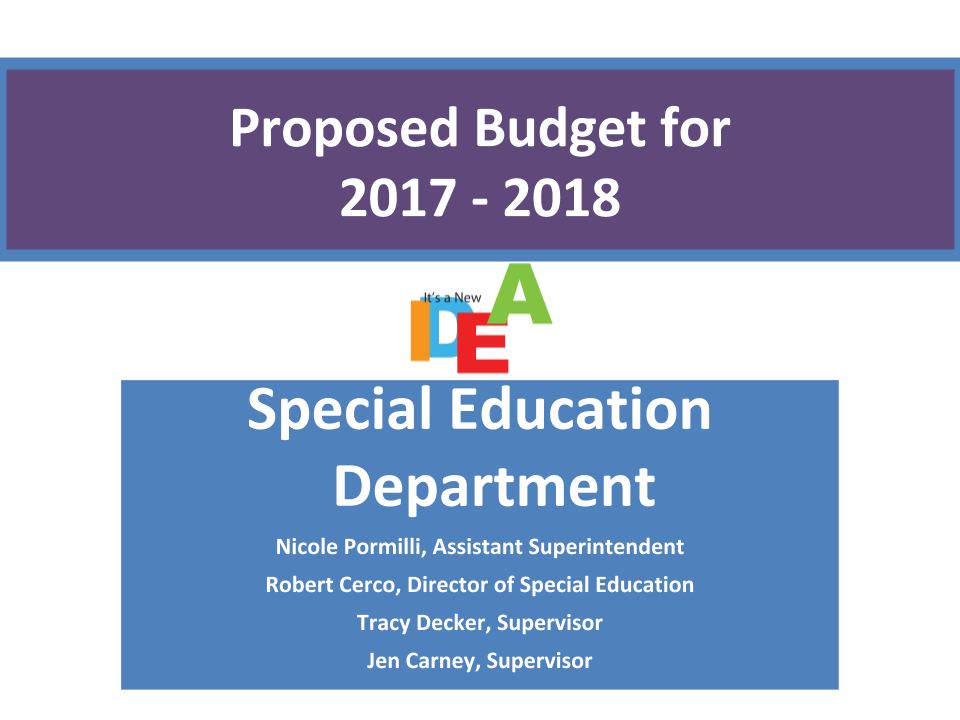 Special Education Presentation 