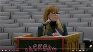 frame of tentative budget presentation video