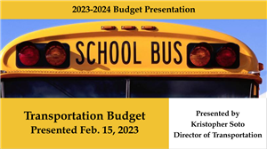 cover of transportation presentation