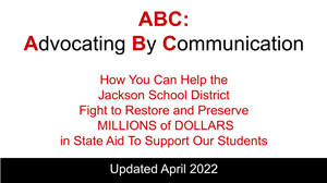 cover of budget advocacy slide