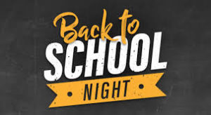 Back to school night