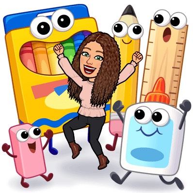 Bitmoji photo with characters