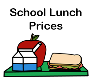 school lunch prices